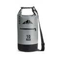 Waterproof Dry Bag Backpack with Zippered Pocket (Grey / 5L)