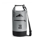 Waterproof Dry Bag Backpack with Zippered Pocket (Grey / 30L)