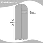 Dress Bags for Gowns Long (Grey / 65''- 1 Pack)