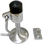 QCAA Solid Brass Door Stop, Satin Chrome, 1 Pack - Image 2