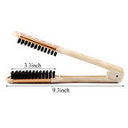 Boar Bristle Clamp Straightener (#04 Golden)