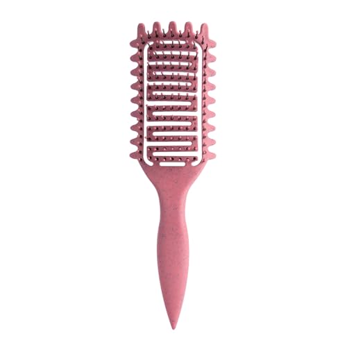 Curl Defining Brush for Curly Hair (1Pc Pink)