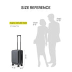 Carry On Luggage 22X14X9 Airline Approved (00-Grey (Seine New))