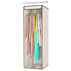 Garment Bags for Hanging Clothes (Beige / 54"-1PCS)
