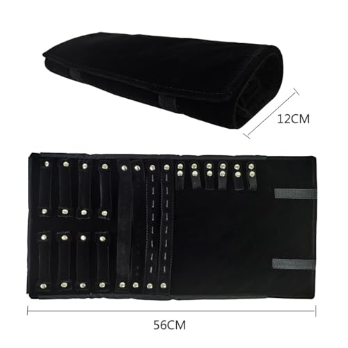 Travel Jewelry Case (Black (4+2+2+6))