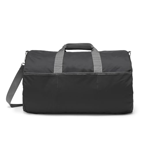 Duffel Bag for Travel and Sports (Black / 20 inches)