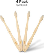 Plant Based Bristles (1 Count (Pack of 4) / Medium)