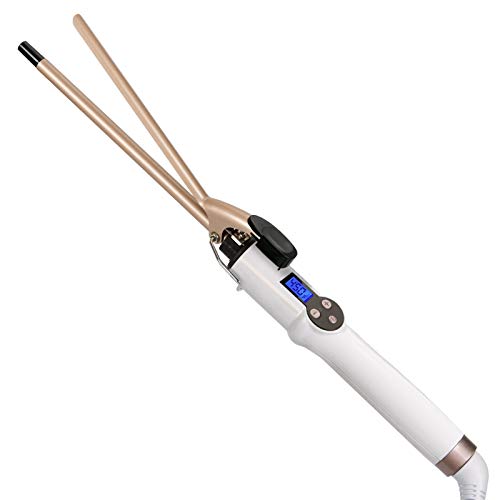 3 8 Inch Small Curling Iron for Short Hair Ceramic Tourmaline (3/8 Inch)