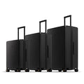 Black Luggage Sets 3 Piece (Black / 20/24/28-Inch)