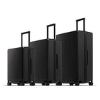 Black Luggage Sets 3 Piece (Black / 20/24/28-Inch)