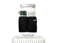 Luggage Travel Cup Holder Free Hand Drink Carrier (No Hook & Loop: Black)