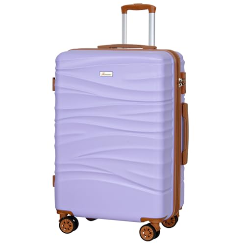 26" Medium Checked Luggage (Purple)