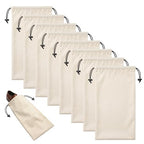8 PCS Shoe Bags for Travel for Women & Men (Beige)
