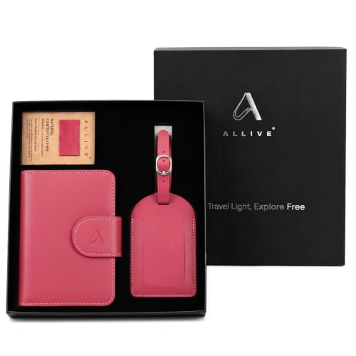 Rfid Passport Holder for Travel Women (323#Pink)