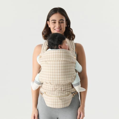 Ergonomic Baby Carrier for Newborns to Toddlers (Beige)