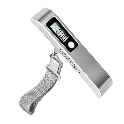Digital Luggage Scale (White Stainless steel)