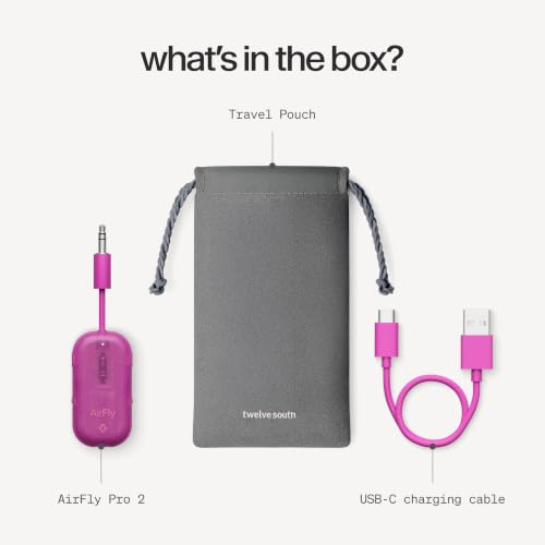 AirFly Pro 2 Bluetooth Adapter (Fuchsia Ice / AirFly Pro 2)