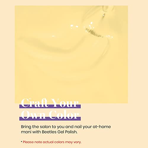 Beetles Yellow Gel Polish (K - Creme Yellow | Lemon Chiffon)