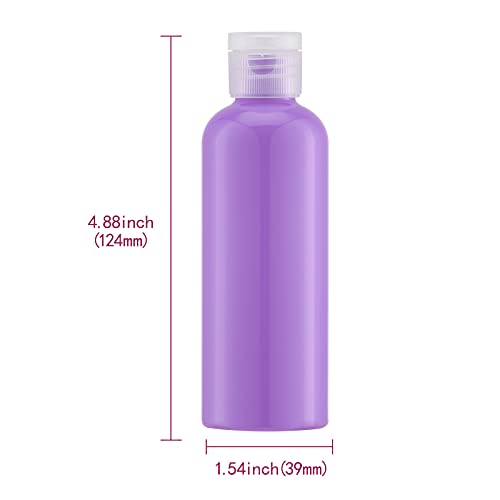3.4 oz Travel Bottles for Toiletries (Multi-colored)
