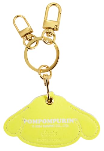 x Sanrio Character Keychain Case Compatible with Apple AirTag (Pompompurin)