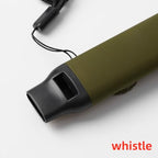 Emergency Survival Safety Whistle (Army Green Whistle)