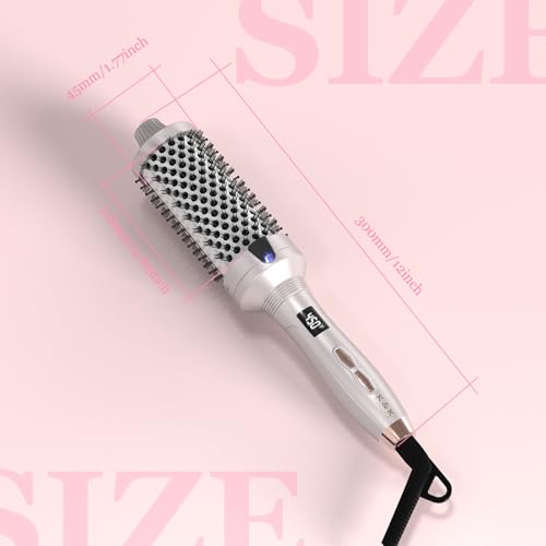 Thermal Brush Heated Round Brush 1.77 inch (Silver / 1.7 Inch)