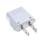 European to US Plug Adapter (1 Pack | White)
