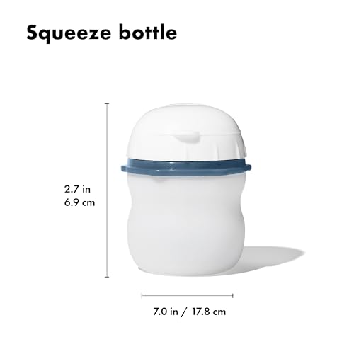 Good Grips Prep & Go Silicone Squeeze Bottles 2 Pack (Squeeze Bottle - 2 Pack / Ocean Blue)