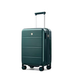 Carry On Luggage 22x14x9 Airline Approved Hardside 20 Inch Suitcase (Blackish Green / 20 Inch EXT)