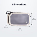 Clear Electronic Organizer (Beige)