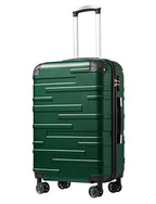 Hardside ABS Luggage (dark green / Medium (24 In))
