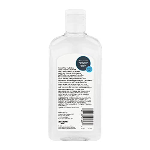 Rose Water Hydrating Facial Toner (16 Fl Oz (Pack of 1))