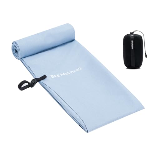Ultralight Quick Dry Towels for Backpacking (2XL / Blue)