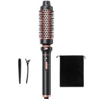 Thermal Brush 1.5" Detachable Heated Round Brush for Blowout Look (Rose Gold)