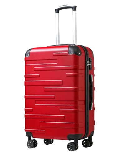 Hardside ABS Luggage (red / Large (28 In))