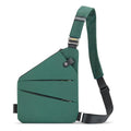 Anti Theft Crossbody Bag (Forest Green)