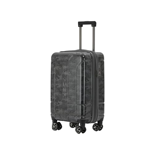 Matrix 20 Inch Expandable Hardside Upright Suitcase with 360° Spinner Wheels (Gray/Black / Carry-On)