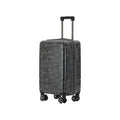 Matrix 20 Inch Expandable Hardside Upright Suitcase with 360° Spinner Wheels (Gray/Black / Carry-On)
