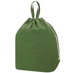 Canvas Laundry Bags with Handles & Rectangular Base (Army Green XL | Rectangular Base / 19.6"Wx15"Depthx27.6"H)