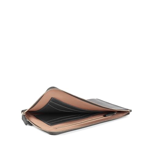 Slim Zip Travel Wallet & Passport Holder (Black Onyx)