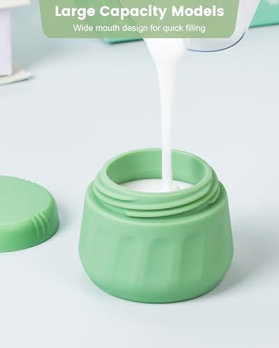 Travel Containers for Toiletries (3 Ounce (90ML) / Water Green)