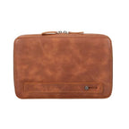 Medicine Handmade Leather Cable Organizer Bag (Tiguan Tan)
