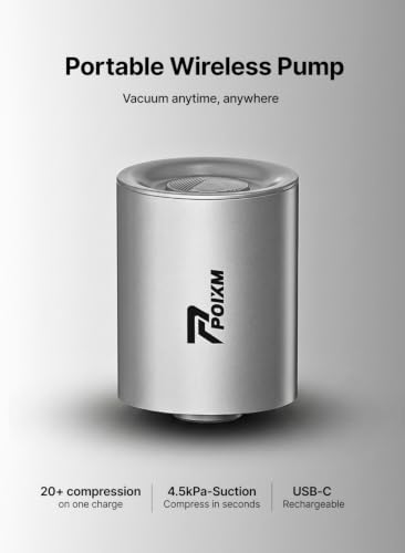 Vacuum Bags for Travel with Wireless Pump