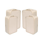 Travel Shoe Bags (Cream / 2+2 Packs)
