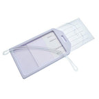 Bulk 50 Pack Premium Rigid Airline Luggage Tag Holders with 6" Worm Loops (50 Pack / White)