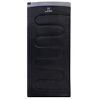 40 Degree Sleeping Bag for Adults (40F-84" x 40" Left Zip / Black Gray)