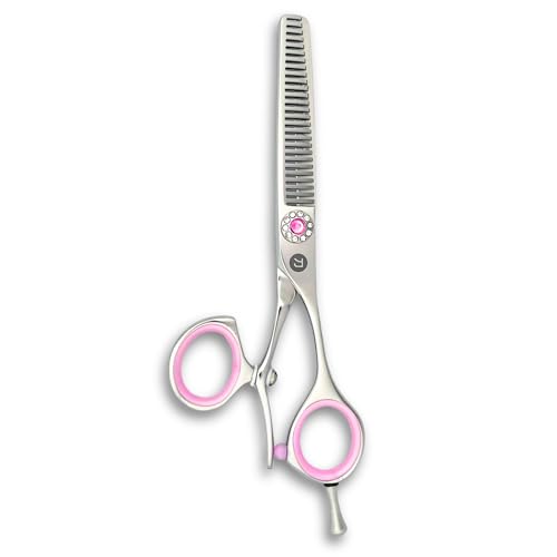 Sakura 6" Swivel Hair Thinning Shears (Swivel Thinning Shears / Pink)