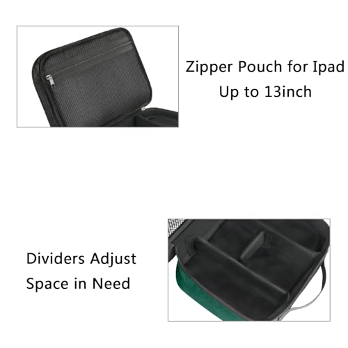 Tech Organizer Travel Case (Dark Green / Large)