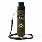 Emergency Survival Safety Whistle (Army Green Whistle)