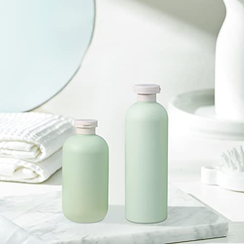 13.5oz Squeeze Bottles with Flip Cap (Green / 400ml/13.5 oz)